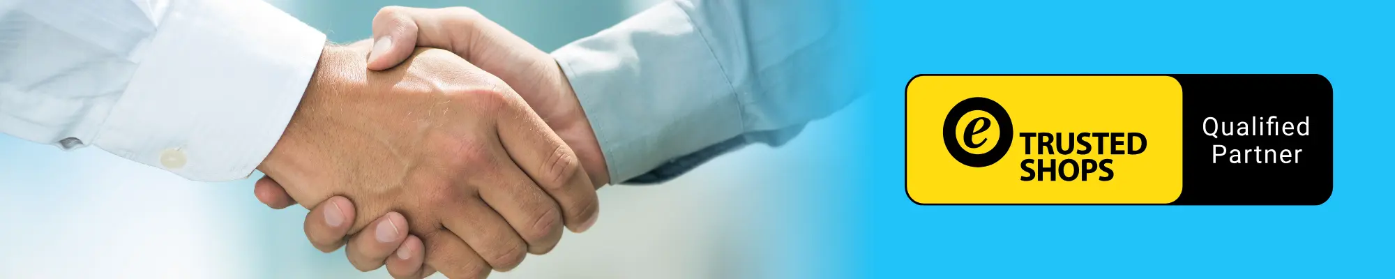 Trusted-shops-Partner-Hero Trusted Shops Partner Hero – modernes Banner mit Trusted Shops-Branding, das für sicheren Online-Handel und vertrauenswürdige Kundenbewertungen steht.